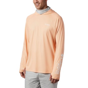 Columbia PFG Terminal Deflector Zero, Sudaderas Con Capucha Naranjas Para Hombre | 938264-ASK